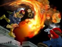 une photo d'Ã©cran de Super Smash Bros Melee sur Nintendo Gamecube